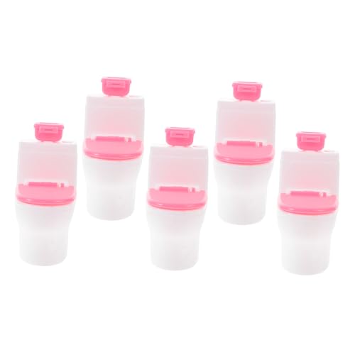 BRIGHTFUFU Mini-toiletten Für Puppenhäuser – 5er-Pack Miniatur-toiletten Aus Kunststoff Für Spielhaus Und Dekoration von BRIGHTFUFU