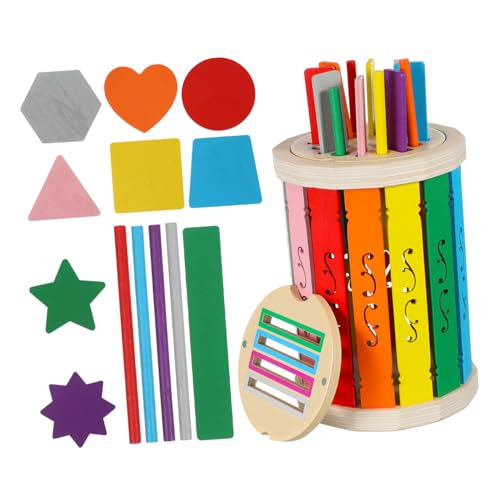 BRIGHTFUFU Holz Farbklassifizierung Becherspielzeug Montessori Sortierspiel Teilig Bunt Motorik Lernspielzeug für Kleinkinder Babyzimmer BRIGHTFUFU Holz Farbklassifizierung Becherspielzeug Montessori Sortierspiel Teilig Bunt Motorik Lernspielzeug für Kleinkinder Babyzimmer von BRIGHTFUFU