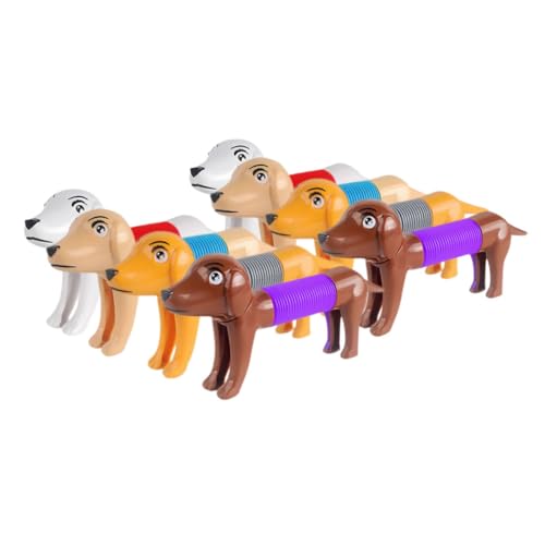 BRIGHTFUFU Dehnbares Spielzeug Für 8 Stück Tierröhrenspielzeug Teleskop-hundespielzeug Sensorisches Spielzeug Für Jungen Und Mädchen Und Erwachsene von BRIGHTFUFU