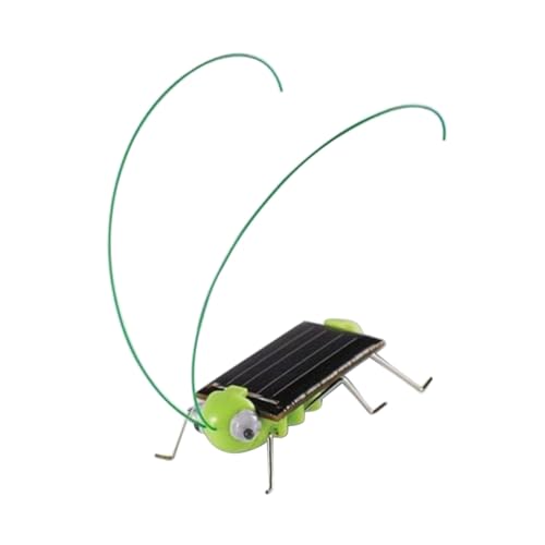 BRIGHTFUFU Insektenspielzeug Spielzeuge Solarspielzeug Für Kinder Lernspielzeug Solarbetriebenes Spielzeug Solarpanel-Spielzeug Heuschrecke Puzzle Student von BRIGHTFUFU