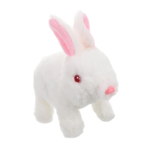 BRIGHTFUFU Interaktives Plüsch Kaninchen mit LED Augen und Automatischem Lauf Elektrisches Hasenspielzeug für Realistisches Osterbunny Weiches Stofftier für Junge BRIGHTFUFU Interaktives Plüsch Kaninchen mit LED Augen und Automatischem Lauf Elektrisches Hasenspielzeug für Realistisches Osterbunny Weiches Stofftier für Junge von BRIGHTFUFU