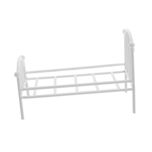 BRIGHTFUFU Kleiner Bettblumentopfstand Miniaturdinger Puppenhausbettwäsche Kleine Puppenstubenmöbel Mini- - Miniatur-puppenstubenbett Winzige Möbelminiaturen Mini-hausbett Weiß Eisen BRIGHTFUFU Kleiner Bettblumentopfstand Miniaturdinger Puppenhausbettwäsche Kleine Puppenstubenmöbel Mini- - Miniatur-puppenstubenbett Winzige Möbelminiaturen Mini-hausbett Weiß Eisen von BRIGHTFUFU
