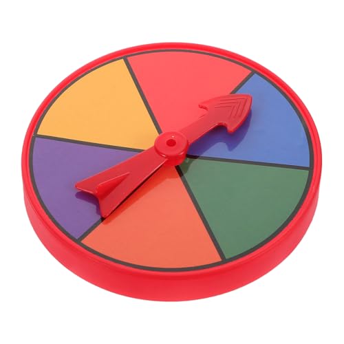 BRIGHTFUFU Kleines Spinnrad Aus Kunststoff Für Kinder, Schreibtischspielzeug, Brettspiel, Verbessert Die Hand-Augen-koordination, Lustig Und Kreativ Für Party Und Spaß, 10 cm von BRIGHTFUFU