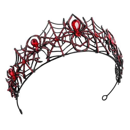 BRIGHTFUFU Krone Haarschmuck Halloween Stirnband Partyzubehör Halloween-Spinnennetz-stirnbänder Halloween-Cosplay-Stirnband Halloween-haarreifen Geburtstagskronen Für Frauen Strasssteine BRIGHTFUFU Krone Haarschmuck Halloween Stirnband Partyzubehör Halloween-Spinnennetz-stirnbänder Halloween-Cosplay-Stirnband Halloween-haarreifen Geburtstagskronen Für Frauen Strasssteine von BRIGHTFUFU