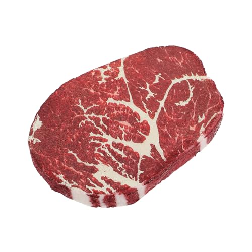 BRIGHTFUFU Realistisches Fake Steak Aus Polymerharz Lifelike Lebensmittelmodell Für Fotografie Partydekoration Und Markenausstellungen Künstliches Rindfleisch-Dummy Für Zuhause Und Events BRIGHTFUFU Realistisches Fake Steak Aus Polymerharz Lifelike Lebensmittelmodell Für Fotografie Partydekoration Und Markenausstellungen Künstliches Rindfleisch-Dummy Für Zuhause Und Events von BRIGHTFUFU
