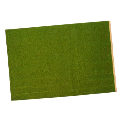BRIGHTFUFU Kunstrasen Outdoor-teppiche Künstliche Graskulisse Künstliches Gras Zum Basteln Künstliche Grasdekoration Modellgras Gefälschte Grasmatte Grasteppich Light Green Nylon-rasenpapier von BRIGHTFUFU