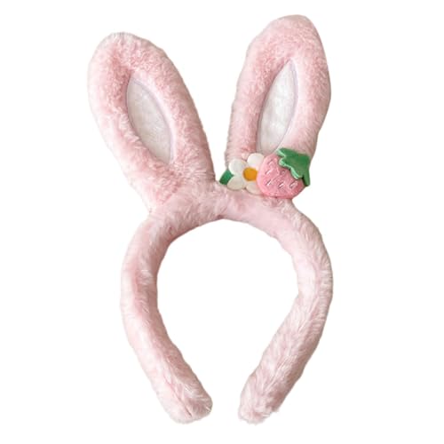 BRIGHTFUFU Hasenohren Stirnband Cosplay Kostüm Zubehör Erwachsene Weich Bequem von BRIGHTFUFU