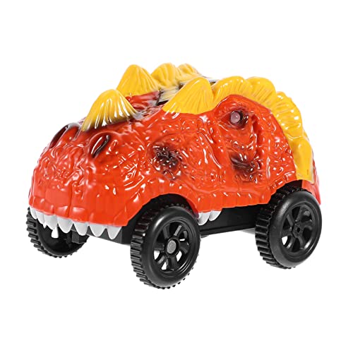 BRIGHTFUFU Leuchtendes Dinosaurier Schienenauto Elektrisches Kinderfahrzeug ohne Batterie Kompatibel mit Rennstrecken Sets Farbenfrohe Lichter für Spielspaß für Kreative BRIGHTFUFU Leuchtendes Dinosaurier Schienenauto Elektrisches Kinderfahrzeug ohne Batterie Kompatibel mit Rennstrecken Sets Farbenfrohe Lichter für Spielspaß für Kreative von BRIGHTFUFU