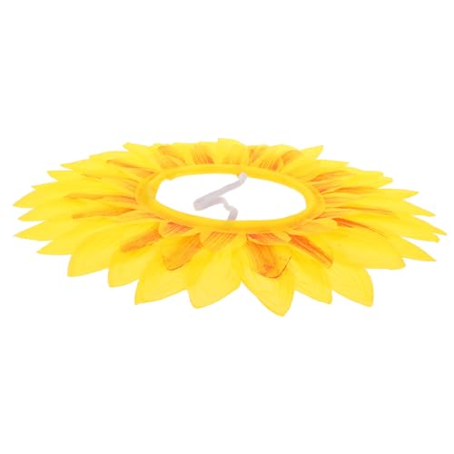 BRIGHTFUFU Cosplay Sonnenblume Kopfbedeckung Sonnenblume Zubehör Hut von BRIGHTFUFU
