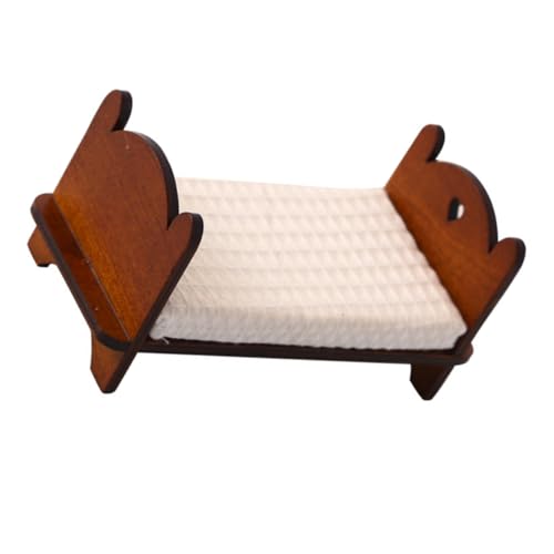 BRIGHTFUFU Maßstab Holz Puppenbett Für DIY Miniatur Möbel Und Zubehör Für Puppenhäuser Perfektes Accessoire Für Kreative Spielideen BRIGHTFUFU Maßstab Holz Puppenbett Für DIY Miniatur Möbel Und Zubehör Für Puppenhäuser Perfektes Accessoire Für Kreative Spielideen von BRIGHTFUFU