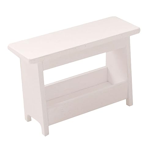 BRIGHTFUFU Mini Holz Hocker Vertikaler Miniatur Speicher Schrank für Puppenhaus Dekoration Geeignet für DIY Projekte Leichtes Holzmaterial Handgefertigte Deko Accessoires für Mini Haus von BRIGHTFUFU