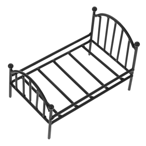 BRIGHTFUFU Mini Puppenbett Metall Bettrahmen für Mini House für Puppenhauszubehör Fördert Kreativität Langlebig und Sicher Perfektes BRIGHTFUFU Mini Puppenbett Metall Bettrahmen für Mini House für Puppenhauszubehör Fördert Kreativität Langlebig und Sicher Perfektes von BRIGHTFUFU