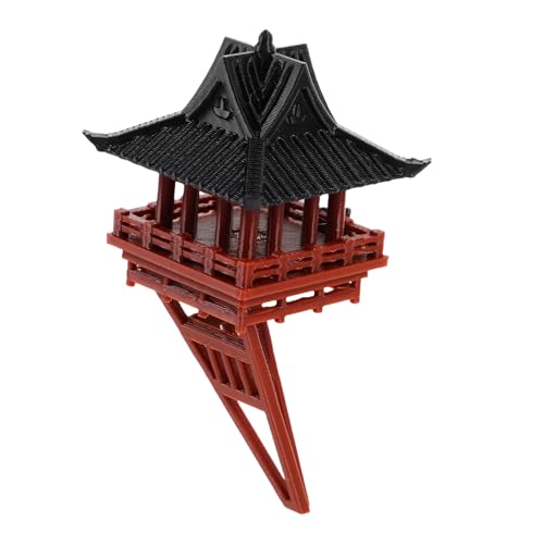 BRIGHTFUFU Chinesisches Architekturmodell Mini-baumhaus Ornament Zen- Landschaftsaccessoire von BRIGHTFUFU