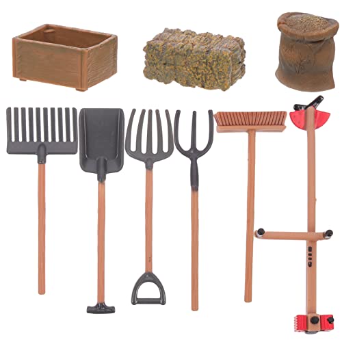 BRIGHTFUFU Schaufel Kinder Gartengeräte Für Kinder Miniatur Farmwerkzeug Set 9 Teiliges Zubehör Für Miniaturhäuser Und Gartenlandschaften Für Ideal Für Kreative Gartenideen Und Rollenspiele BRIGHTFUFU Schaufel Kinder Gartengeräte Für Kinder Miniatur Farmwerkzeug Set 9 Teiliges Zubehör Für Miniaturhäuser Und Gartenlandschaften Für Ideal Für Kreative Gartenideen Und Rollenspiele von BRIGHTFUFU