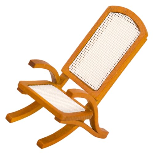BRIGHTFUFU Miniatur Holz Beach Stuhl Lounge Deck Stuhl Mini Hausmöbel Holz Mini Stuhl BRIGHTFUFU Miniatur Holz Beach Stuhl Lounge Deck Stuhl Mini Hausmöbel Holz Mini Stuhl von BRIGHTFUFU
