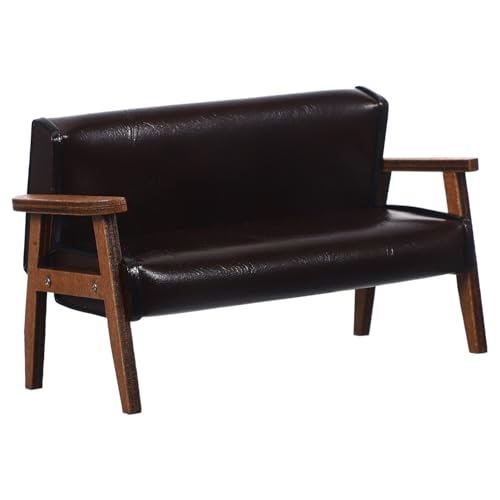 BRIGHTFUFU Puppenstubenmöbel 12 Maßstab Tiefbraunes Doppelsofa Ideal Als Miniatur Öbelstück Oder Dekoration Für Kinderzimmer Und Puppenstuben Miniatur Puppenhaus BRIGHTFUFU Puppenstubenmöbel 12 Maßstab Tiefbraunes Doppelsofa Ideal Als Miniatur Öbelstück Oder Dekoration Für Kinderzimmer Und Puppenstuben Miniatur Puppenhaus von BRIGHTFUFU