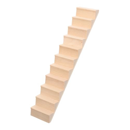 BRIGHTFUFU Kleines Puppenhaus Holzleiter Für Puppenhaus Unlackierte Lebensechte Treppe Als Zubehör Für Miniaturhäuser Landschafts Layouts Und Kreative Spielwelten DIY Puppenhaus BRIGHTFUFU Kleines Puppenhaus Holzleiter Für Puppenhaus Unlackierte Lebensechte Treppe Als Zubehör Für Miniaturhäuser Landschafts Layouts Und Kreative Spielwelten DIY Puppenhaus von BRIGHTFUFU