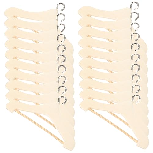BRIGHTFUFU Miniatur Kleiderbügel Für Puppenhaus Mini Hangars Für Puppenkleidung Perfekte Mini Requisiten Für Kreative Szenen Und Spielzeugorganisation von BRIGHTFUFU