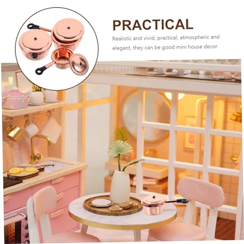 BRIGHTFUFU Miniatur Kochgeschirr Teilig Miniatur Kochtöpfe Puppenhaus Zubehör Realistische Form für Mini Haus Dekoration Lernspielzeug BRIGHTFUFU Miniatur Kochgeschirr Teilig Miniatur Kochtöpfe Puppenhaus Zubehör Realistische Form für Mini Haus Dekoration Lernspielzeug von BRIGHTFUFU
