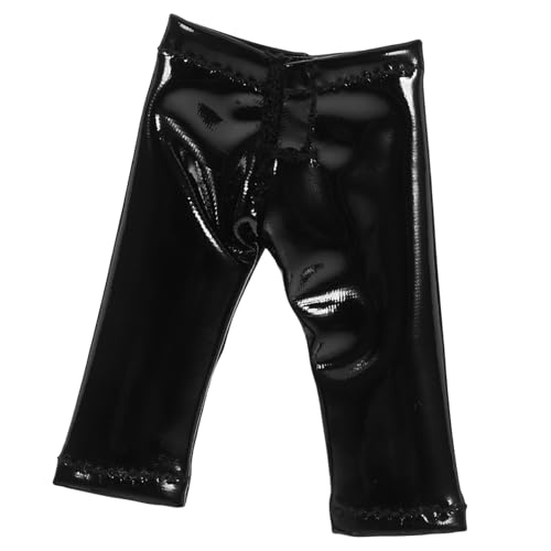 BRIGHTFUFU Puppen Spielzeug Klein Ob11 Puppenaccessoires Schwarze Kunstleder Pants Für Puppen Wiederverwendbare Puppenhosen Rollenspiele Und Puppenhaus Zubehör BRIGHTFUFU Puppen Spielzeug Klein Ob11 Puppenaccessoires Schwarze Kunstleder Pants Für Puppen Wiederverwendbare Puppenhosen Rollenspiele Und Puppenhaus Zubehör von BRIGHTFUFU