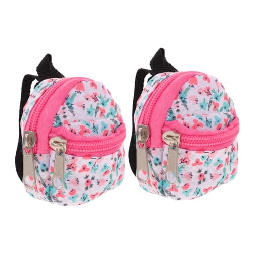 BRIGHTFUFU Miniatur Puppenrucksack Mit Reißverschluss Süße Puppentragetasche Für Puppen Niedliches Puppenzubehör Blumenmuster Für Puppenhaus Dekoration BRIGHTFUFU Miniatur Puppenrucksack Mit Reißverschluss Süße Puppentragetasche Für Puppen Niedliches Puppenzubehör Blumenmuster Für Puppenhaus Dekoration von BRIGHTFUFU