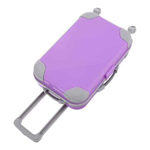 BRIGHTFUFU Puppenkoffer Mini Stilvoller Mini-reisekoffer Für 18-Zoll-Puppen Puppenhauszubehör Leicht Organisiert von BRIGHTFUFU