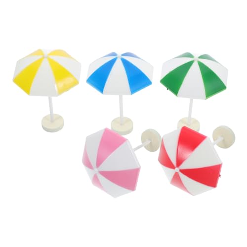 BRIGHTFUFU Lebendiges Aussehen Mini-strandschirm Sicher Für Jungen Und Mädchen Miniatur- Für Puppenhaus- von BRIGHTFUFU