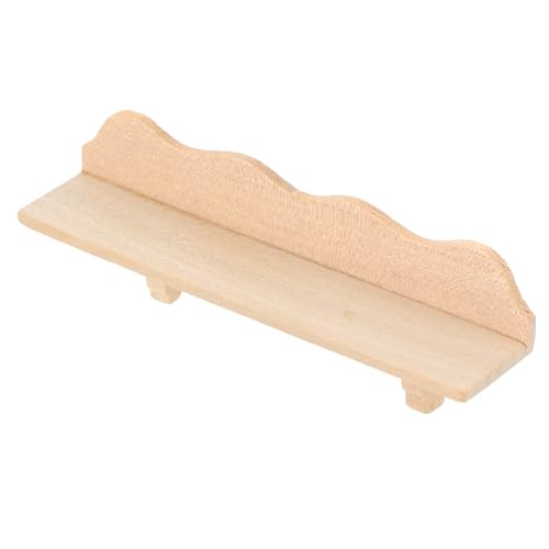 BRIGHTFUFU 112 Miniatur Puppenhaus Zubehör Set Miniatur Mini Möbel Dinge Holz Lagerung Rack von BRIGHTFUFU