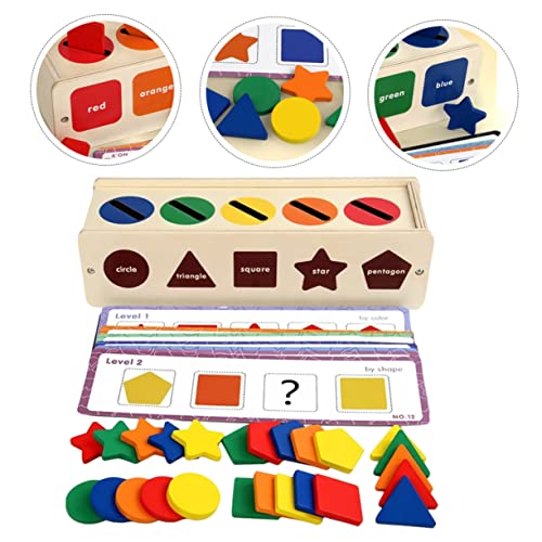 BRIGHTFUFU Montessori Formensortierer Bunte Lernspielzeug für Robust und Langlebig Fördert Hand Auge Koordination und Farberkennung für Frühkindliche Entwicklung BRIGHTFUFU Montessori Formensortierer Bunte Lernspielzeug für Robust und Langlebig Fördert Hand Auge Koordination und Farberkennung für Frühkindliche Entwicklung von BRIGHTFUFU