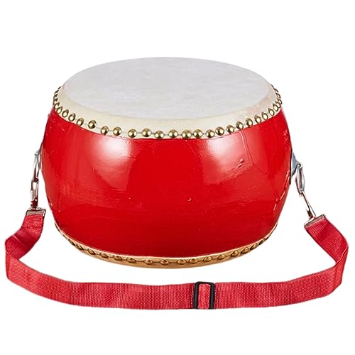 BRIGHTFUFU Musikspielzeug Trommel für Rindsleder Percussion Instrument mit Sticks und Tragegurt für Geburtstagsgeschenke Fördert Hand Augen Koordination und Musikverständnis BRIGHTFUFU Musikspielzeug Trommel für Rindsleder Percussion Instrument mit Sticks und Tragegurt für Geburtstagsgeschenke Fördert Hand Augen Koordination und Musikverständnis von BRIGHTFUFU