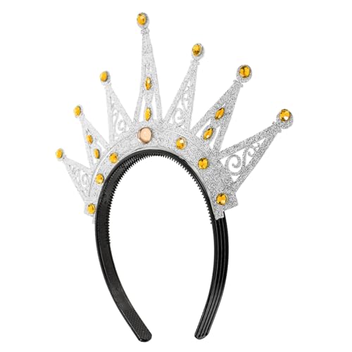 BRIGHTFUFU Stirnband Haarschmuck Für Mädchen Geburtstagsparty Krone Bequeme Passform von BRIGHTFUFU