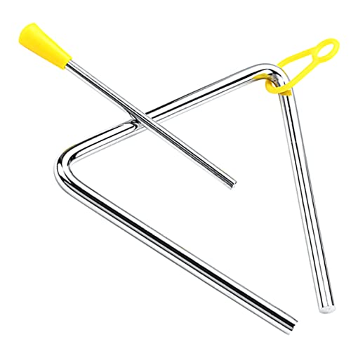 BRIGHTFUFU Percussion Dreieck Glocke Kreatives Musikinstrument für Einfache Handhabung Lernspielzeug für Musikförderung und Eltern Junge Mädchen Interaktion BRIGHTFUFU Percussion Dreieck Glocke Kreatives Musikinstrument für Einfache Handhabung Lernspielzeug für Musikförderung und Eltern Junge Mädchen Interaktion von BRIGHTFUFU