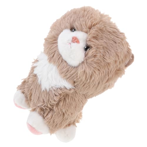 BRIGHTFUFU Plüsch Katze Kuscheltier Weiches PP Baumwolle Stofftier Mädchen Schlafzimmer Dekoration Geburtstagsgeschenk Kreatives Katzenmotiv von BRIGHTFUFU