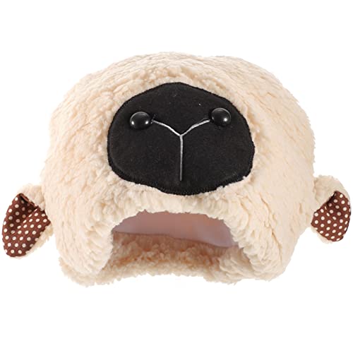 BRIGHTFUFU Plüsch Schaf Ohr Hut Lustiger Haarschmuck für Cosplay Foto Requisiten und Partys Wärmend und Bequem für Halloween Weihnachten und Andere Anlässe von BRIGHTFUFU