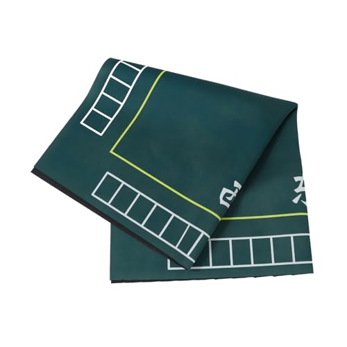BRIGHTFUFU Quadratische Mahjong Tischdecke Dicke Polyester Spieltischmatte mit Geräuschdämpfender Rutschfester Gummibeschichtung Schützend für Kartenspiele Paigow und Brettspiele BRIGHTFUFU Quadratische Mahjong Tischdecke Dicke Polyester Spieltischmatte mit Geräuschdämpfender Rutschfester Gummibeschichtung Schützend für Kartenspiele Paigow und Brettspiele von BRIGHTFUFU