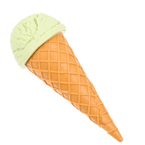 BRIGHTFUFU Realistisches Eiscreme Modell PVC Langlebiges Flexibles Eistüten Requisit für Fotografie Ladendekoration Kinderfreundliches Geeignet für Eisdielen und Party Dekorationen von BRIGHTFUFU