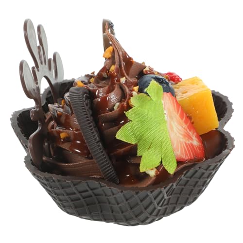 BRIGHTFUFU Realistisches Eismodell aus mit Schokoladen Künstliche Dessert Display Requisite für Kreative Fotografie und Dekoration Cafés und Zuhause BRIGHTFUFU Realistisches Eismodell aus mit Schokoladen Künstliche Dessert Display Requisite für Kreative Fotografie und Dekoration Cafés und Zuhause von BRIGHTFUFU