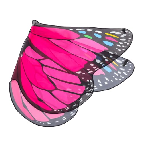 BRIGHTFUFU Schmetterlingscape Kostü Mit Schmetterlingsdesign Ideales Accessoire Für Halloween Karneval Und Verkleidungspartys Leuchtendem Für Kreative Rollenspiele von BRIGHTFUFU