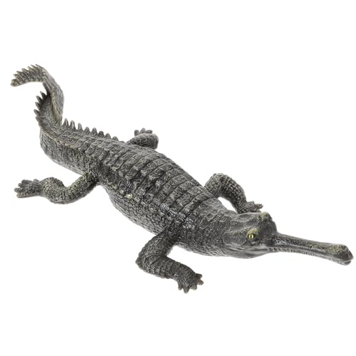 BRIGHTFUFU Simulation Modell Krokodil Realistisches Kunststoff Tiermodell für Dekoration und Bildungszwecke für Kinderzimmer und Lernspielzeug von BRIGHTFUFU