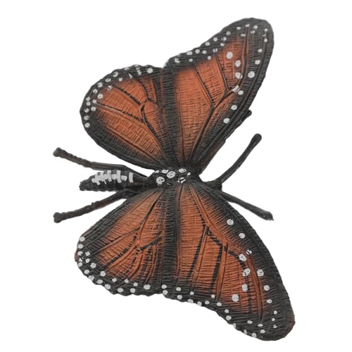 BRIGHTFUFU Schmetterlingsstütze Simulierter Schmetterling Kunststoff-Schmetterling Schmetterlingserkennungsspielzeug Kognitives Lerninsektenspielzeug von BRIGHTFUFU