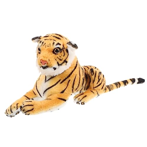 BRIGHTFUFU Simulation Tiger Stofftier Spielzeug Jahr des Tigers Plüschtier Jahr des Tigers Spielzeug Tier Stofftier Bezaubernde Spielzeug Schöne Spielzeug Stofftiger von BRIGHTFUFU