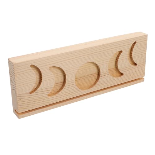 BRIGHTFUFU Tarotkartenanzeigestand Tarot-Deck-ständer Kartenhalter Stehen Displayhalter Tarotkarten-Organizer Kartenhalter Aus Holz Halter in Mondform Wahrsagewerkzeuge Der Hölzern BRIGHTFUFU Tarotkartenanzeigestand Tarot-Deck-ständer Kartenhalter Stehen Displayhalter Tarotkarten-Organizer Kartenhalter Aus Holz Halter in Mondform Wahrsagewerkzeuge Der Hölzern von BRIGHTFUFU
