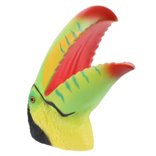 BRIGHTFUFU Toucan Handpuppe aus Weichem Material Interaktive Tierhandspielzeug für Rollenspiele und Puppentheater Fördert Fantasie und Kommunikation Leicht Waschbar von BRIGHTFUFU