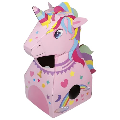 BRIGHTFUFU Einzigartiges Tragbares 3D-kartonspielzeug Für Jungen Und Mädchen in Form Eines Einhorns Sicher Und Unterhaltsam Für Kinder Im Vorschulalter BRIGHTFUFU Einzigartiges Tragbares 3D-kartonspielzeug Für Jungen Und Mädchen in Form Eines Einhorns Sicher Und Unterhaltsam Für Kinder Im Vorschulalter von BRIGHTFUFU