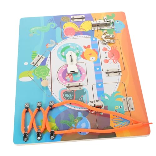 BRIGHTFUFU 1 Set Beschäftigt Bord Vorschule Pädagogisches Spielzeug Jungen Und Mädchen Interaktive Holz Spielmatte Für Jungen Mädchen von BRIGHTFUFU