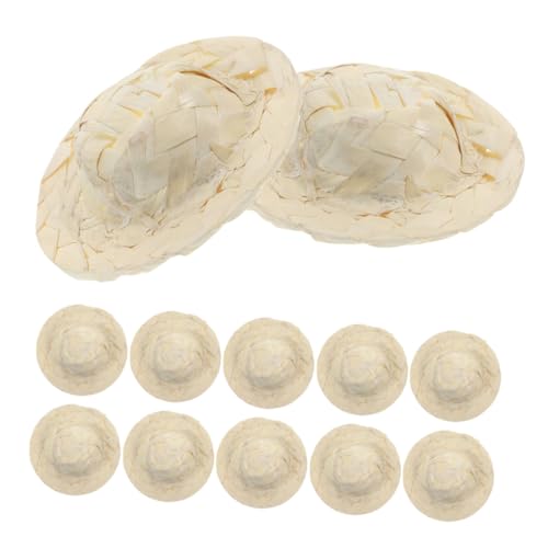 BRIGHTFUFU Webhut Strohhüte Handarbeit aus Haustier Gewebtem Hüte Stroh für Accessoire Schmuckzubehör Miniatur Basteln Puppenhaus Strohkappe Strohhut Puppen zum Hutschmuck BRIGHTFUFU Webhut Strohhüte Handarbeit aus Haustier Gewebtem Hüte Stroh für Accessoire Schmuckzubehör Miniatur Basteln Puppenhaus Strohkappe Strohhut Puppen zum Hutschmuck von BRIGHTFUFU