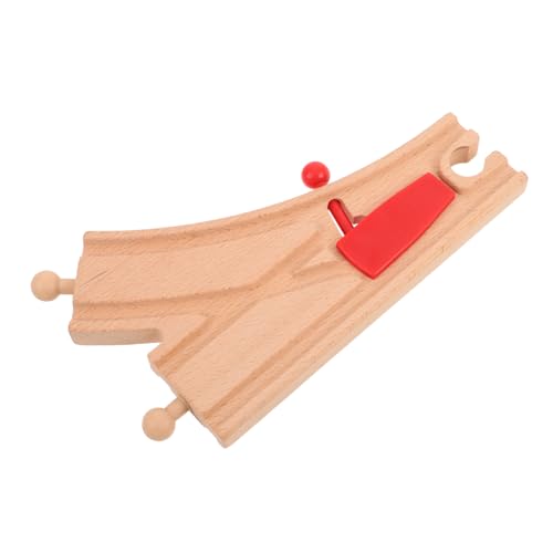 BRIGHTFUFU Zugspur Expansion Pack Mit Holzbahnstrecke Und Brückenzubehör Für Kinderspielzeugsets Holzstrecke Zubehör von BRIGHTFUFU
