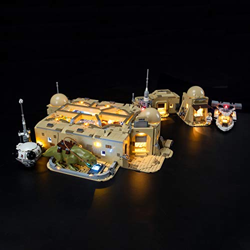 BRIKSMAX Led Lighting Kit für Lego Star Wars Mos Eisley Cantina, Led Light Set Add-on für Lego Set 75290 (Nicht Beinhaltet Lego Model) von BRIKSMAX