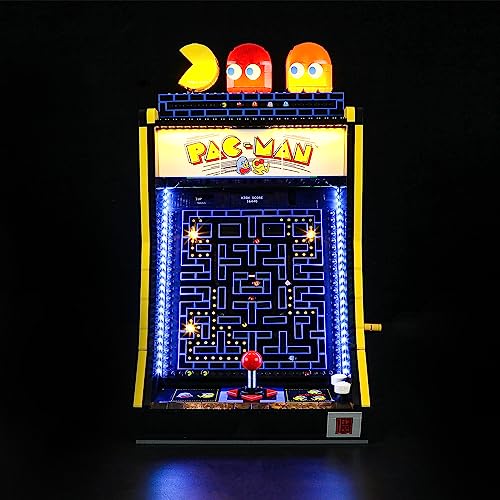 BRIKSMAX 10323 Led Licht für Lego PAC-Man Spielautomat - Compatible with Lego Icons Bausteinen Modell - Ohne Lego Set von BRIKSMAX