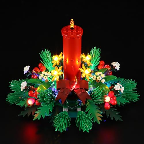 BRIKSMAX 2.0 Led Licht für Lego Weihnachtsgesteck – Innovative LED-Beleuchtung Compatible mit Lego 40743 – Ohne Lego Set BRIKSMAX 2.0 Led Licht für Lego Weihnachtsgesteck – Innovative LED-Beleuchtung Compatible mit Lego 40743 – Ohne Lego Set von BRIKSMAX